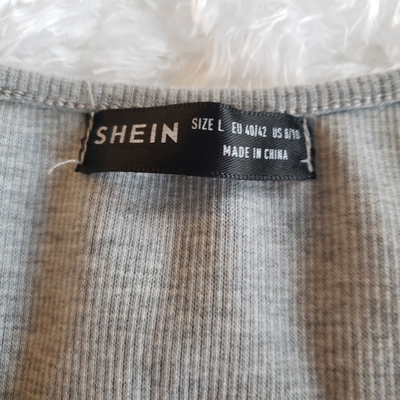 🌷SHEIN crop top long sleeve size large - Picture 4 of 8